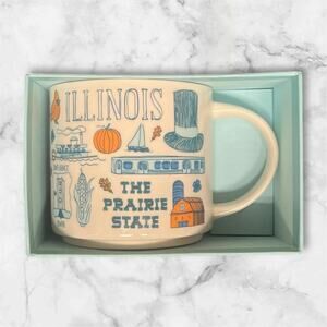 Starbucks Illinois Been There Series Coffee Mug  14 Oz New in Box